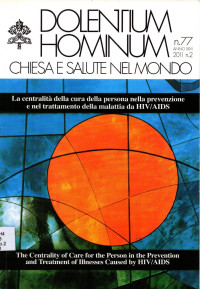 Image of Dolentium Hominum : Church and Health in the World no.77